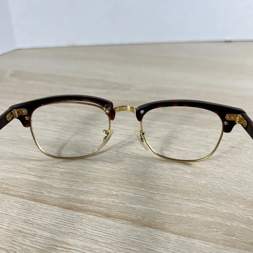 Ray-Ban RB5154 2372 Eyeglasses PARTS ONLY Tortoise Shell Frames 49-21-140